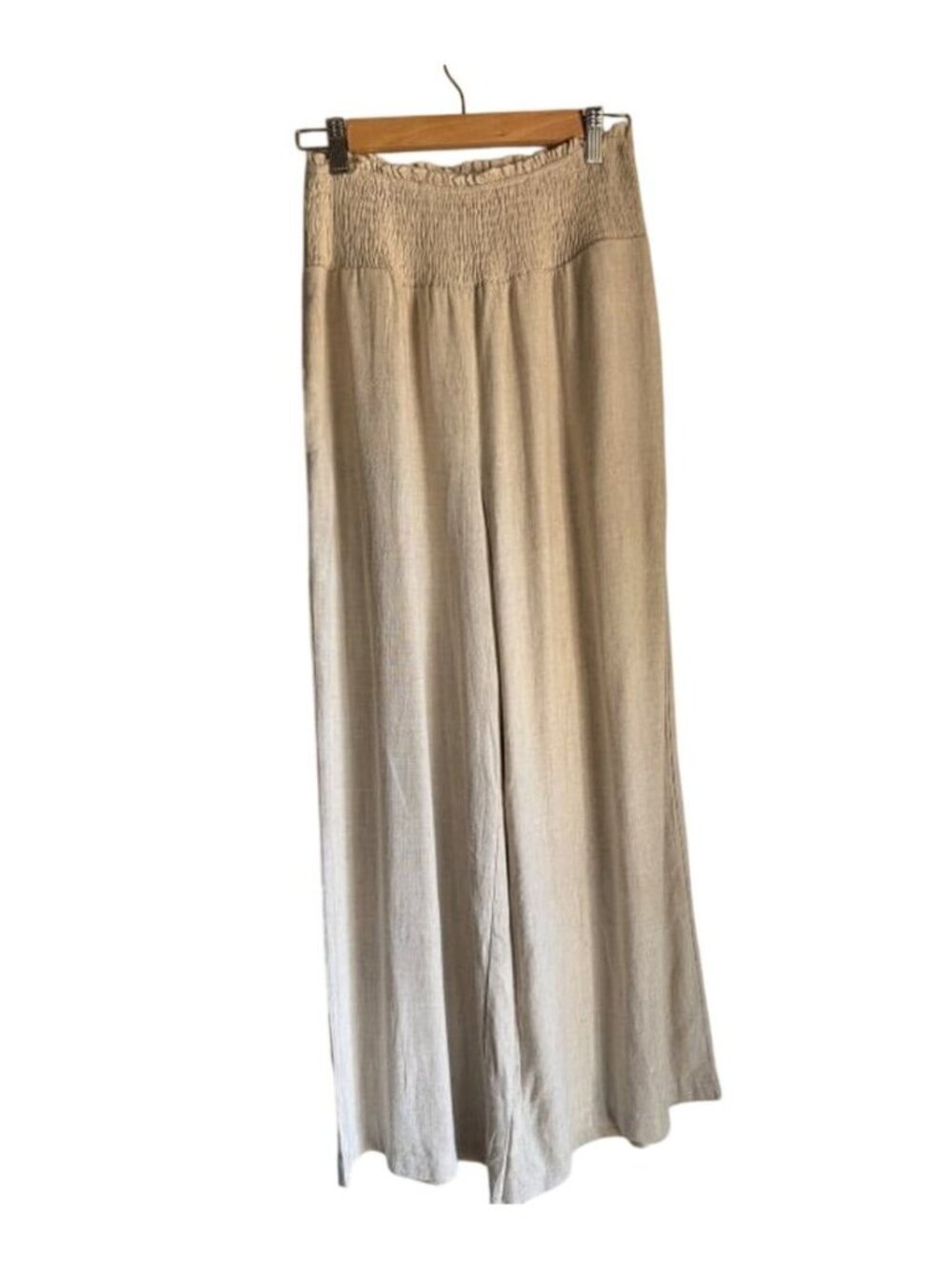 Vestique Linen Blend Wide Leg Pants